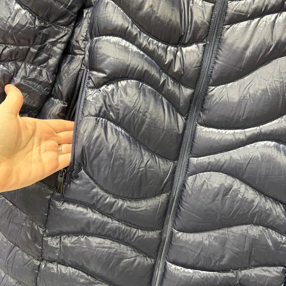 Andrew Marc Coat Womens XXL Blue Packable Lightweight Premium Down Puffer Jacket - Picture 5 of 10